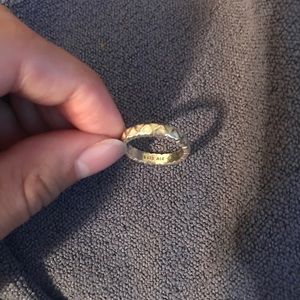 Pandora ring white hearts 4.5